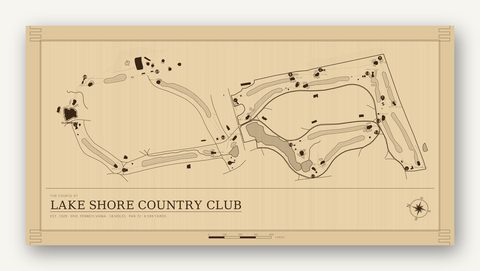 Lake Shore Country Club map