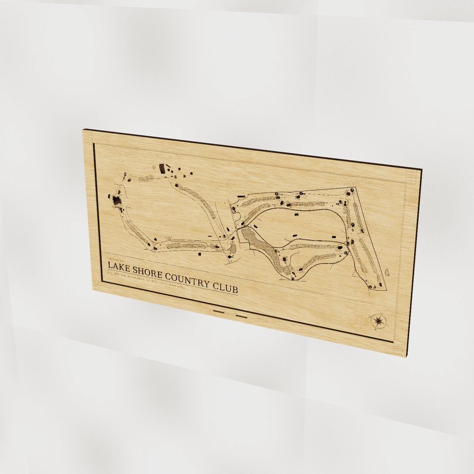 Lake Shore Country Club map, hero view