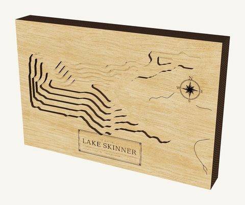Lake Skinner wood map