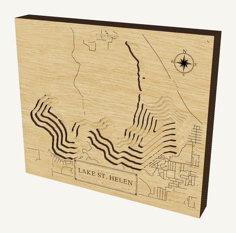 Lake St. Helen wood map