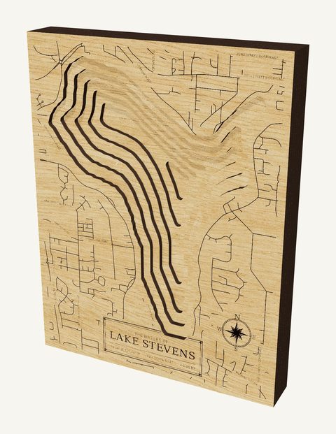 Lake Stevens wood map