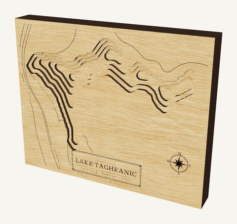 Lake Taghkanic wood map