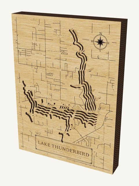 Lake Thunderbird wood map