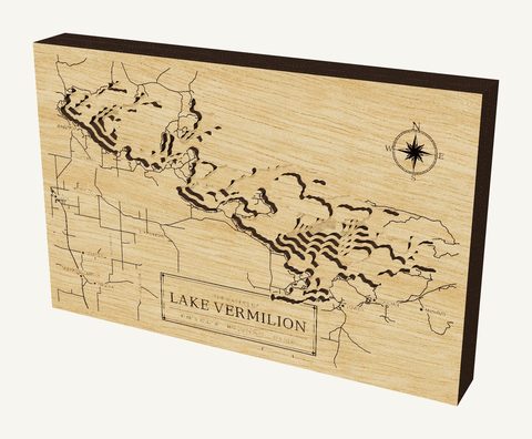 Lake Vermilion wood map