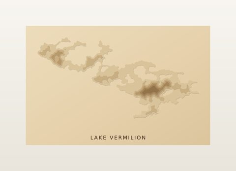 Lake Vermilion wood map