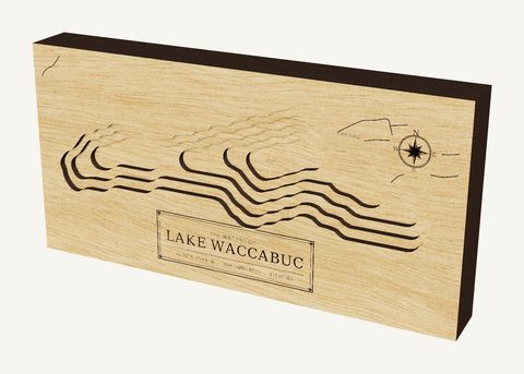 Lake Waccabuc wood map
