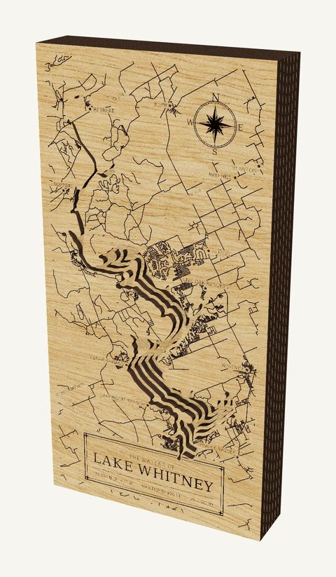 Lake Whitney wood map