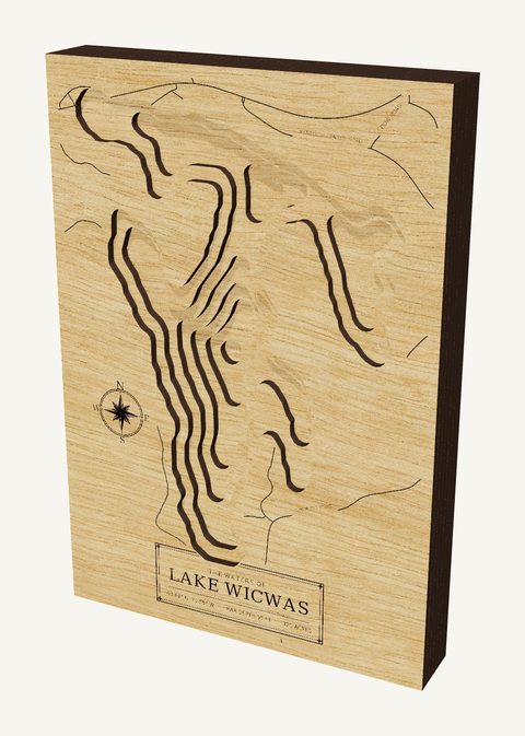 Lake Wicwas wood map