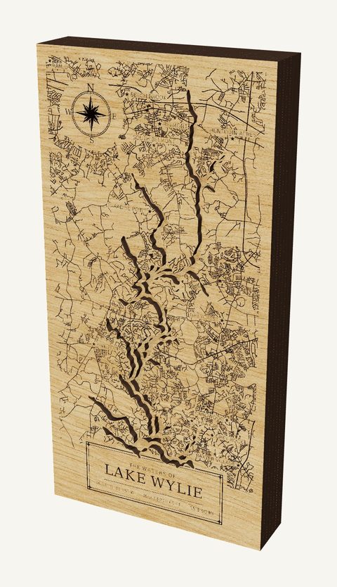 Lake Wylie wood map