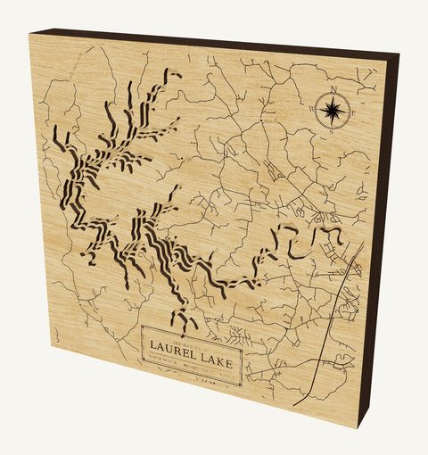 Laurel Lake wood map