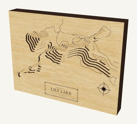 Lily Lake wood map
