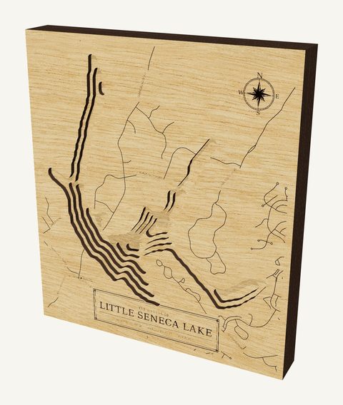 Little Seneca Lake wood map