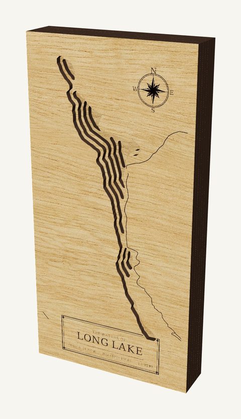 Long Lake wood map
