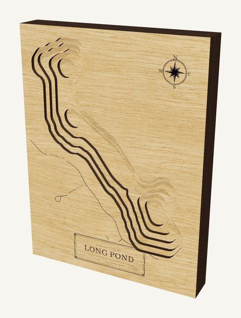 Long Pond wood map