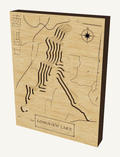 Longview Lake wood map