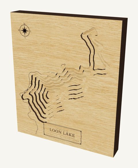 Loon Lake wood map