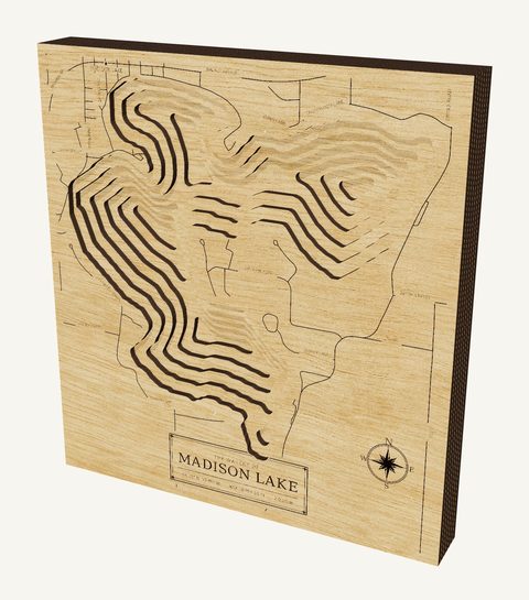 Madison Lake wood map