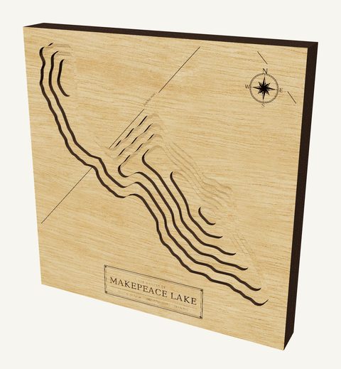 Makepeace Lake wood map
