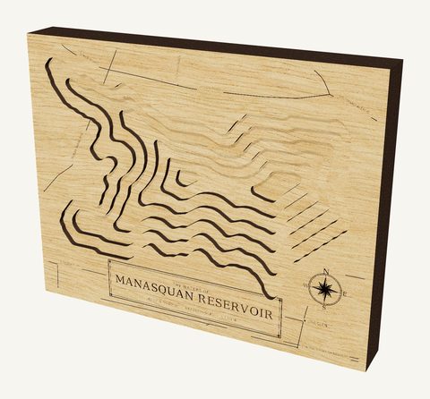 Manasquan Reservoir wood map