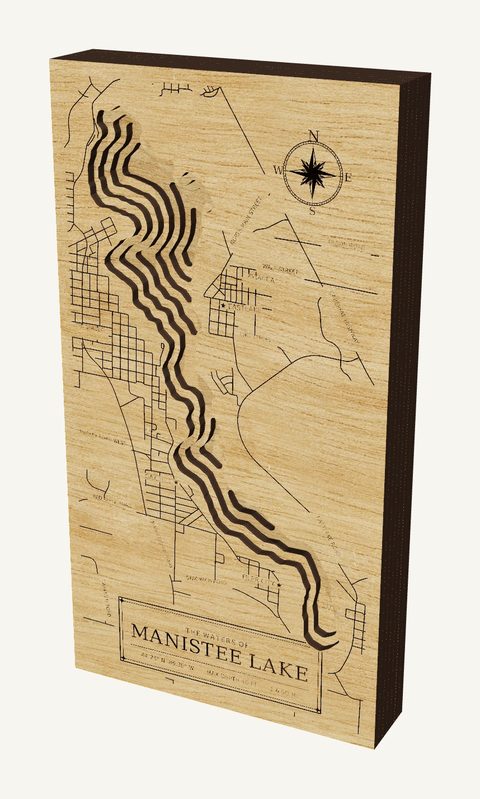 Manistee Lake wood map