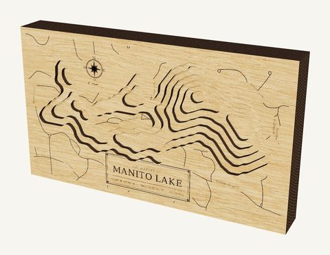Manito Lake wood map