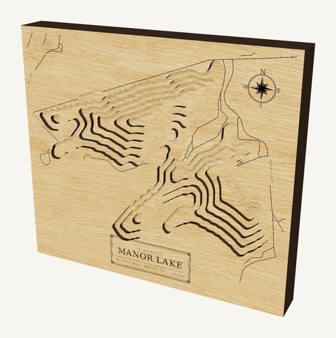 Manor Lake wood map