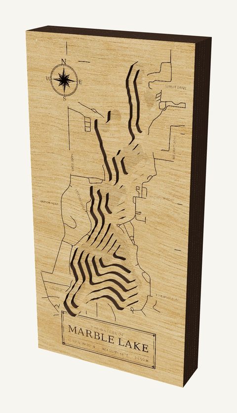 Marble Lake wood map