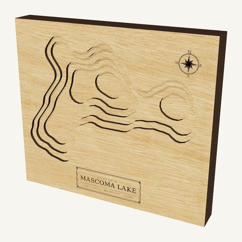 Mascoma Lake wood map