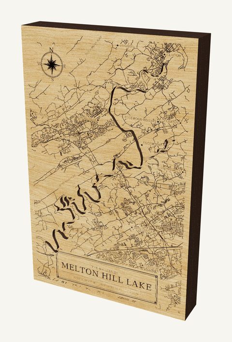 Melton Hill Lake wood map