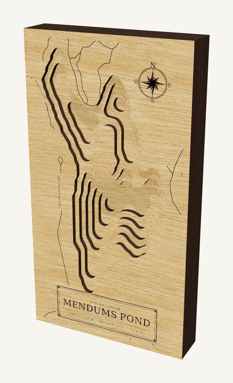 Mendums Pond wood map