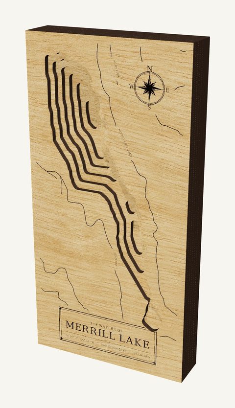 Merrill Lake wood map