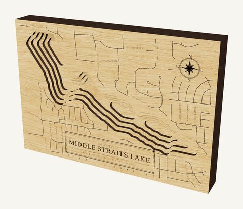 Middle Straits Lake wood map