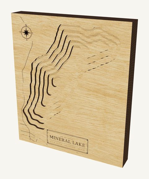 Mineral Lake wood map