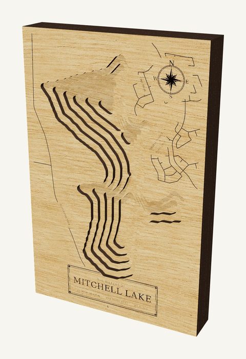 Mitchell Lake wood map