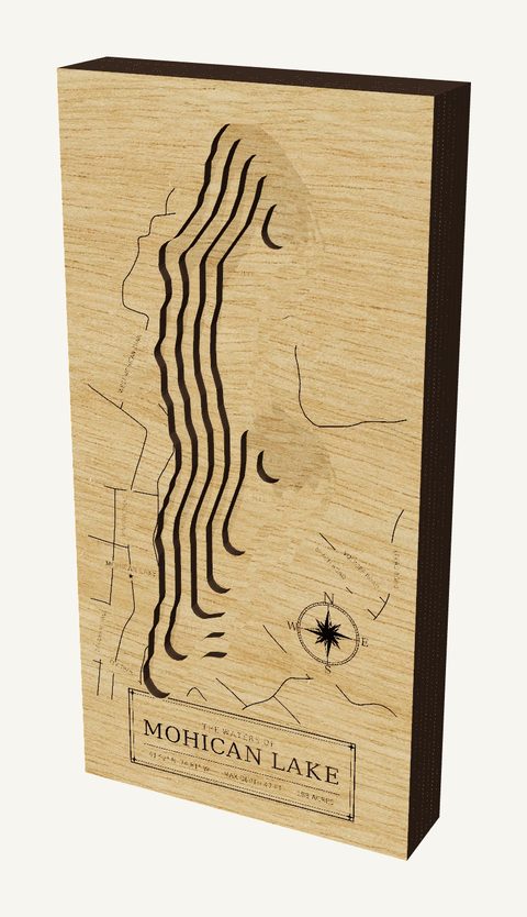 Mohican Lake wood map