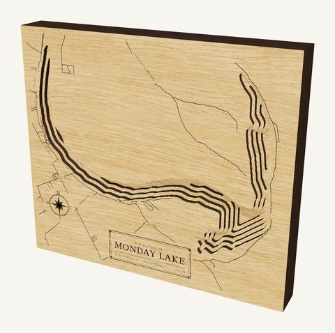 Monday Lake wood map