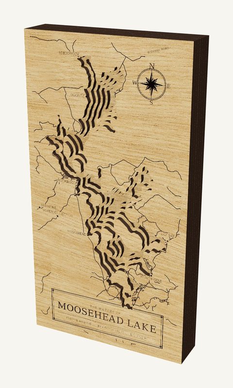 Moosehead Lake wood map