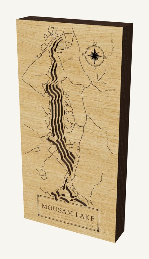 Mousam Lake wood map