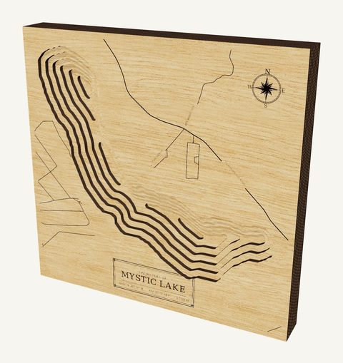 Mystic Lake wood map