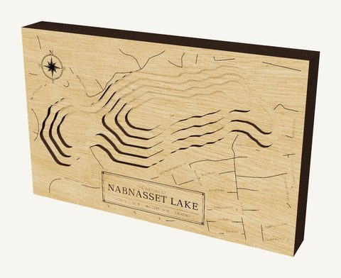 Nabnasset Lake wood map