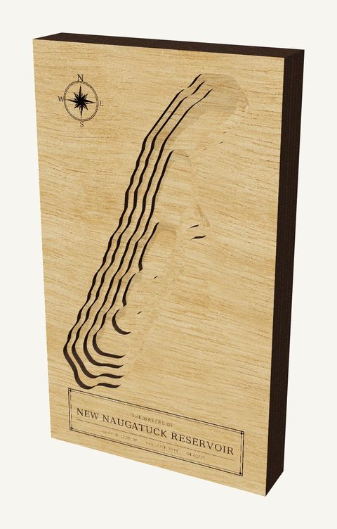New Naugatuck Reservoir wood map