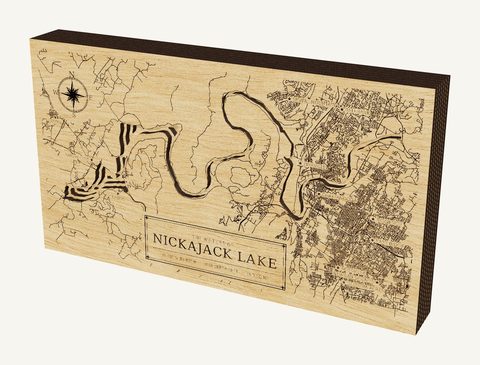 Nickajack Lake wood map