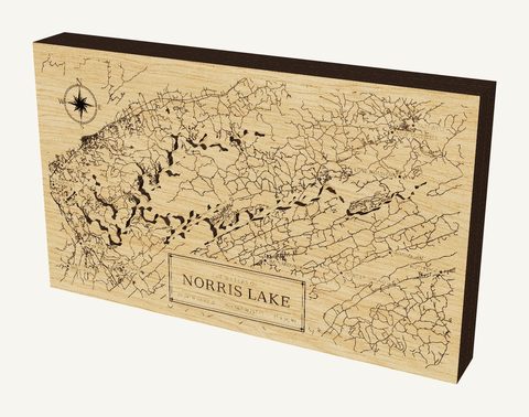 Norris Lake wood map
