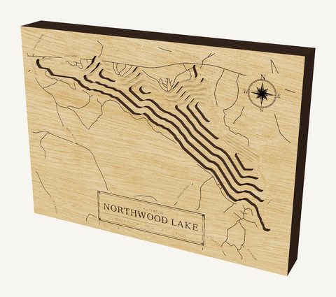 Northwood Lake wood map