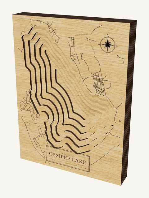 Ossipee Lake wood map