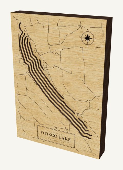 Otisco Lake wood map