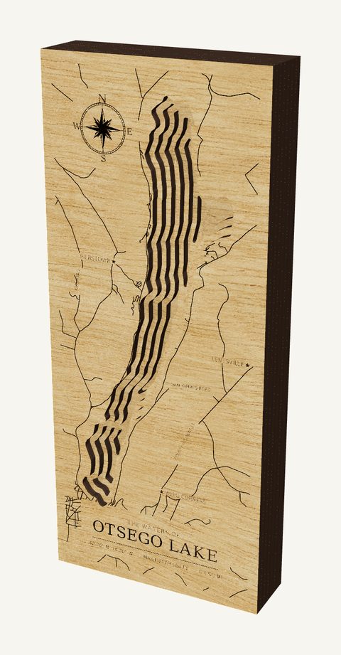 Otsego Lake wood map