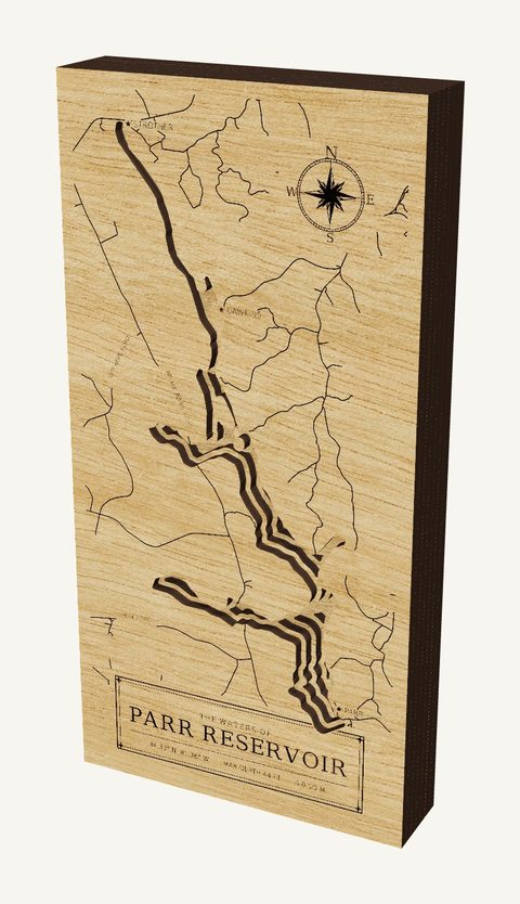 Parr Reservoir wood map