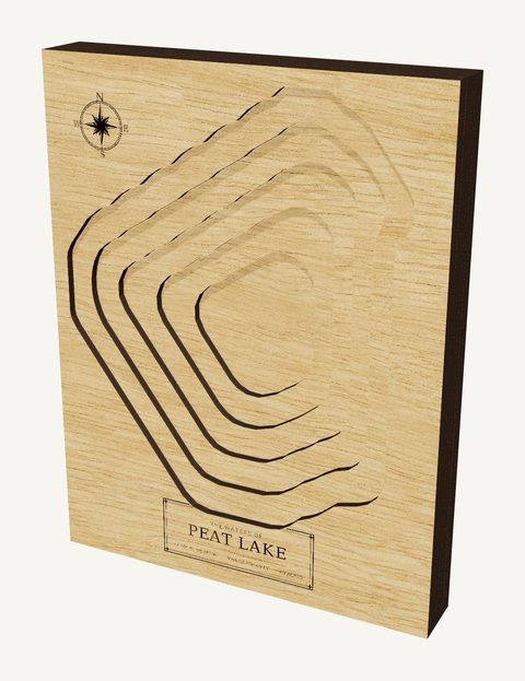 Peat Lake wood map