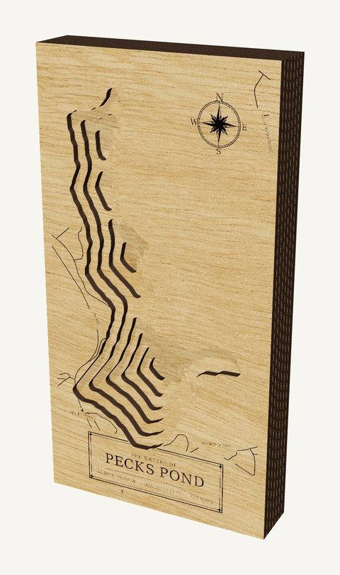 Pecks Pond wood map